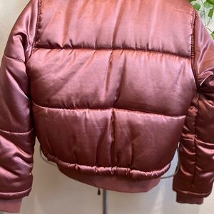Topshop Bomber Puffer Jacket